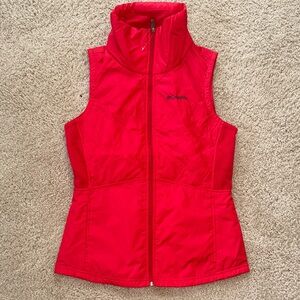 NWOT Columbia Vibrant Red Sleeveless Vest